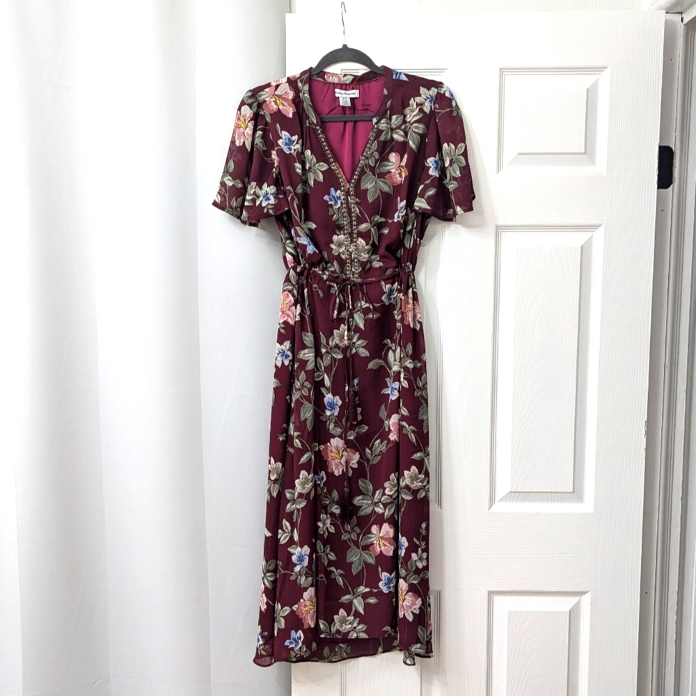 Tommy Bahama bordeaux floral